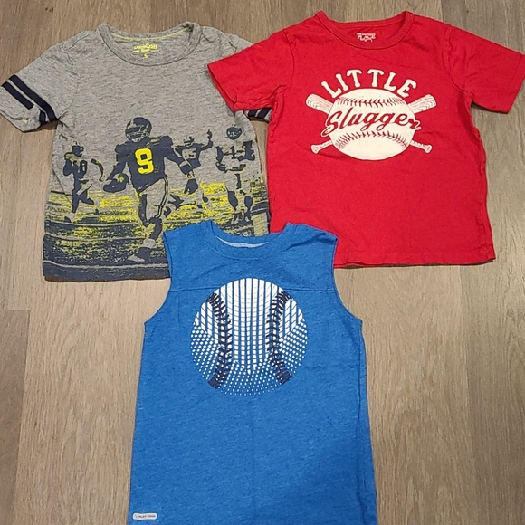 3 Boy's Sports Shirts Size 5 - Picture 1 of 4